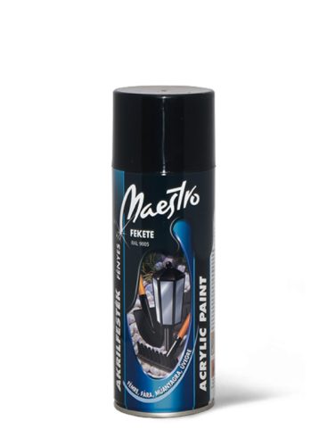 Maestro fekete aeroszol (9005) 400 ml