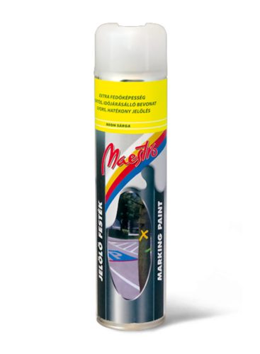 Maestro jelölőfesték neon sárga aeroszol 600 ml