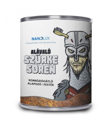  ALÁVALÓ 3in1 Korróziógátló alapozó és fedőfesték 0,75l - Szürke Soren