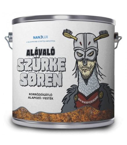  ALÁVALÓ 3in1 Korróziógátló alapozó és fedőfesték 2,5l - Szürke Soren