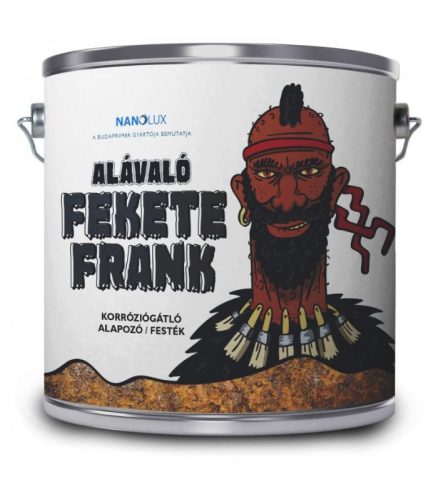  ALÁVALÓ 3in1 Korróziógátló alapozó és fedőfesték 2,5l - Fekete Frank