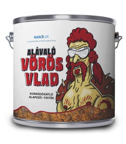 ALÁVALÓ 3in1 Korróziógátló alapozó és fedőfesték 2,5l- Vörös Vlad