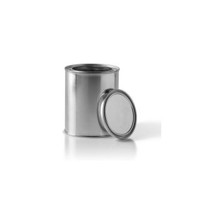 Üres 0,75liter oldószeres festékes doboz tetővel