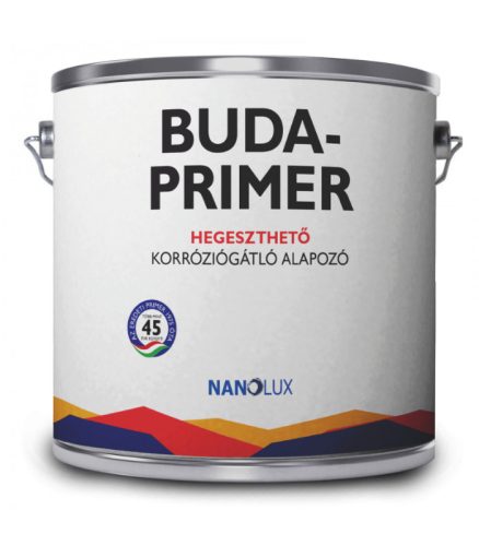 BUDAPRIMER korróziógátló alapozó 2,5 liter - Szürke