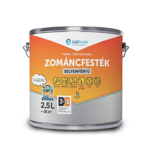 Celli zománcfesték 2,5 liter - selyemfényű kék