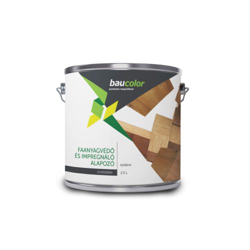 BauColor faanyagvédő és impregnáló alapozó 2,5 liter