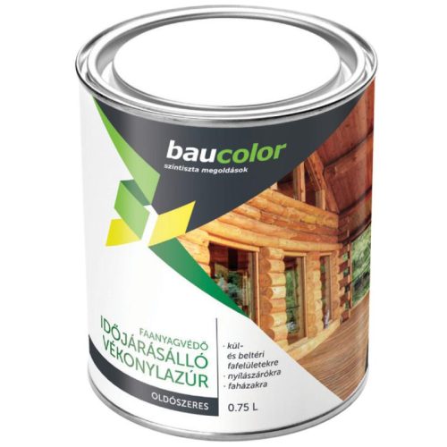 BauColor vékonylazúr 0,75l - cseresznye